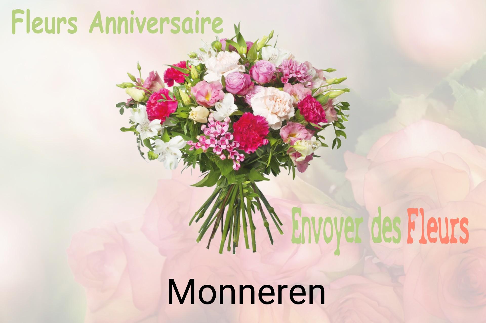 Bouquet de fleurs d’anniversaire livré à Monneren
